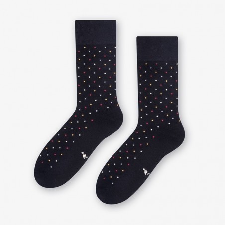 COLORFUL DOTS / DARK NAVY BLUE